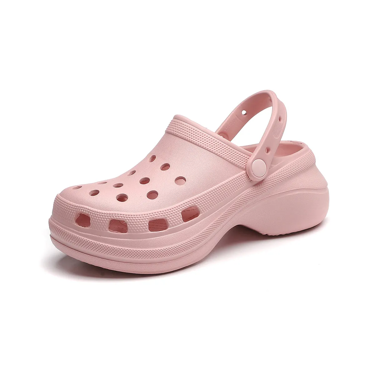 CHUNKY PLATFORM HOLE SHOES  4208
