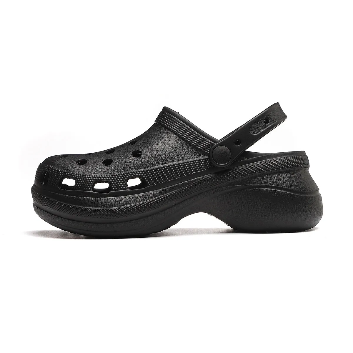 CHUNKY PLATFORM HOLE SHOES  4208