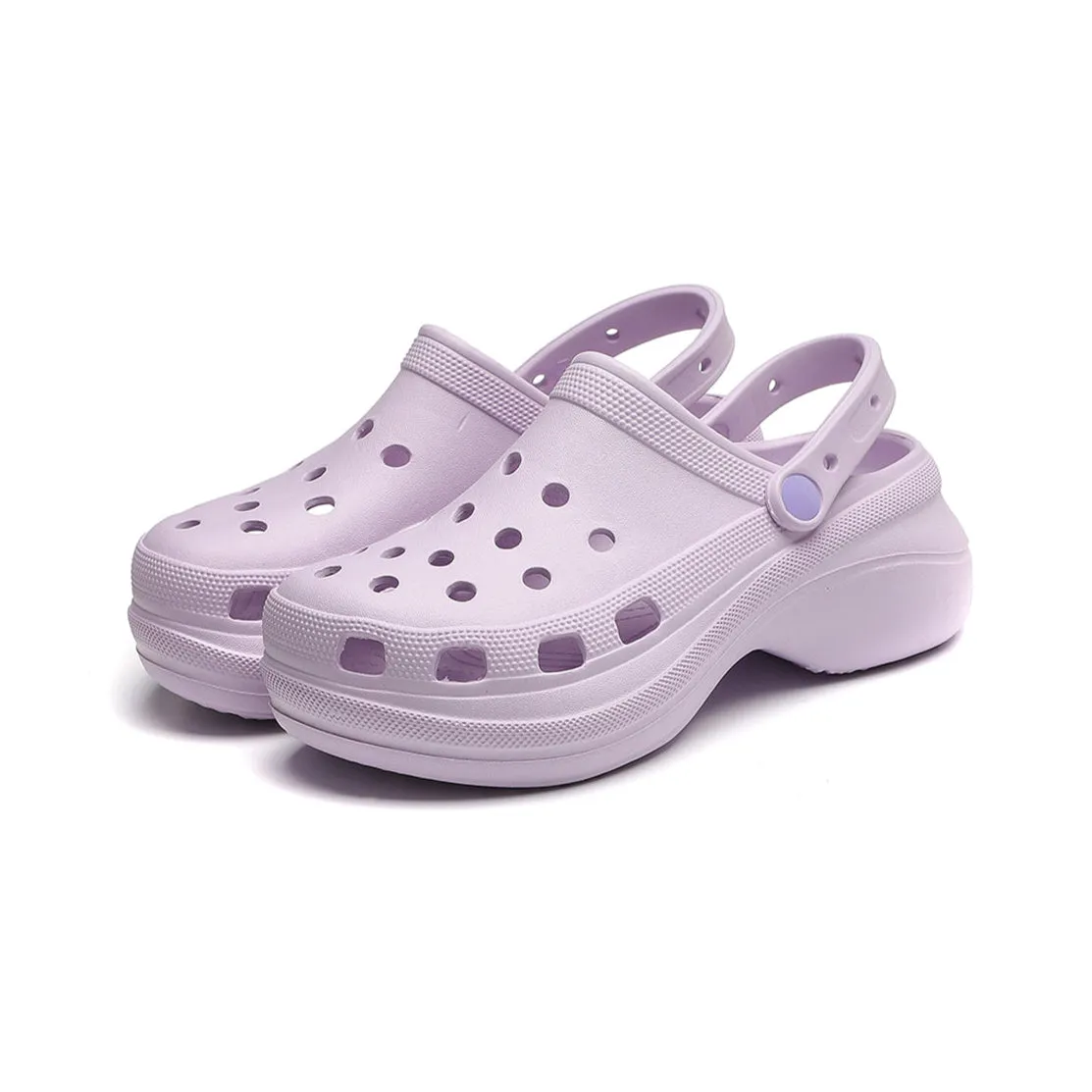 CHUNKY PLATFORM HOLE SHOES  4208