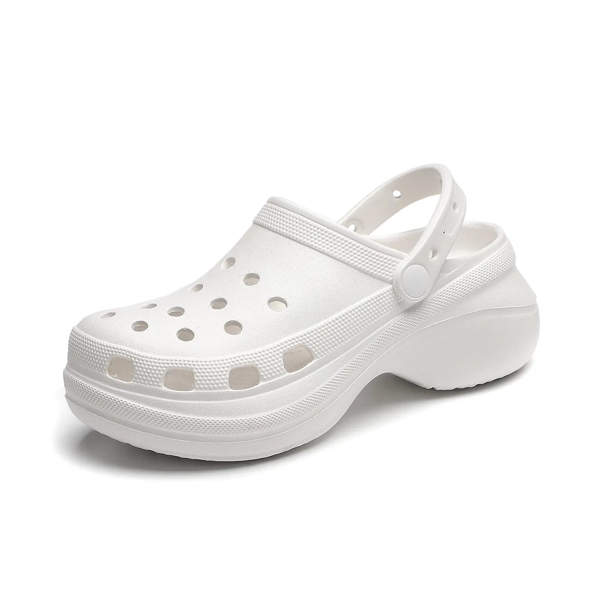 CHUNKY PLATFORM HOLE SHOES  4208