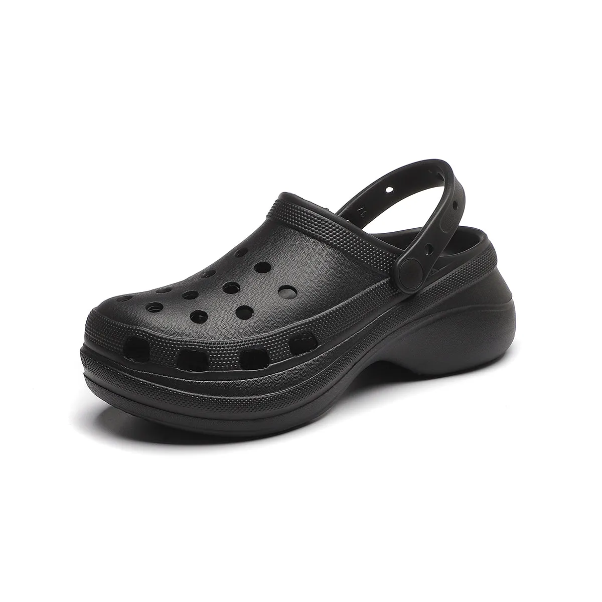 CHUNKY PLATFORM HOLE SHOES  4208
