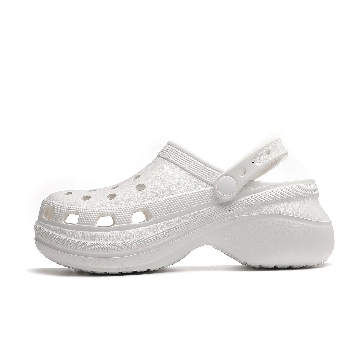 CHUNKY PLATFORM HOLE SHOES  4208