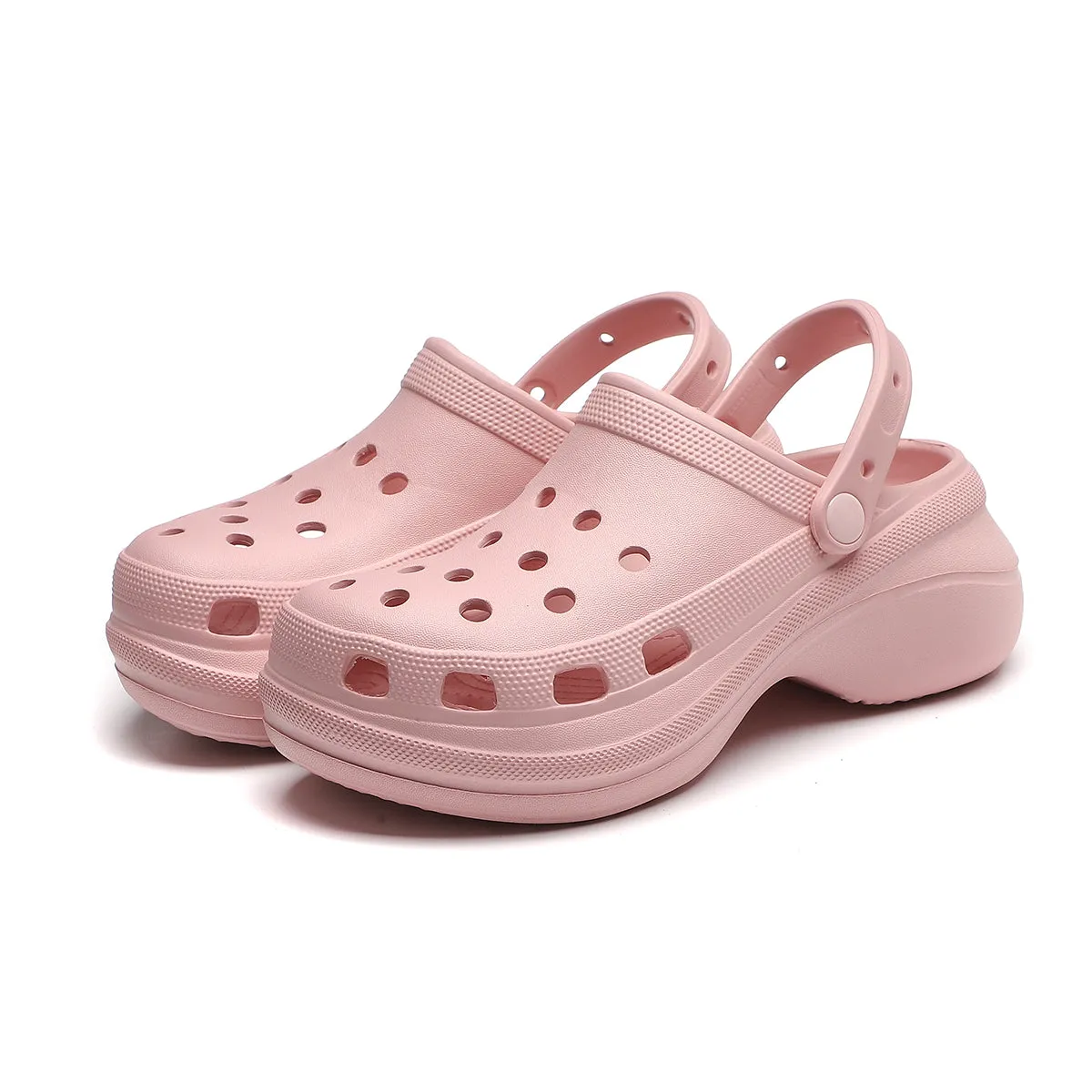 CHUNKY PLATFORM HOLE SHOES  4208