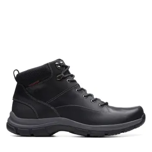 Clarks Men's Walpath Mid Black Leather