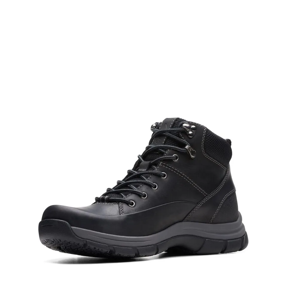 Clarks Men's Walpath Mid Black Leather