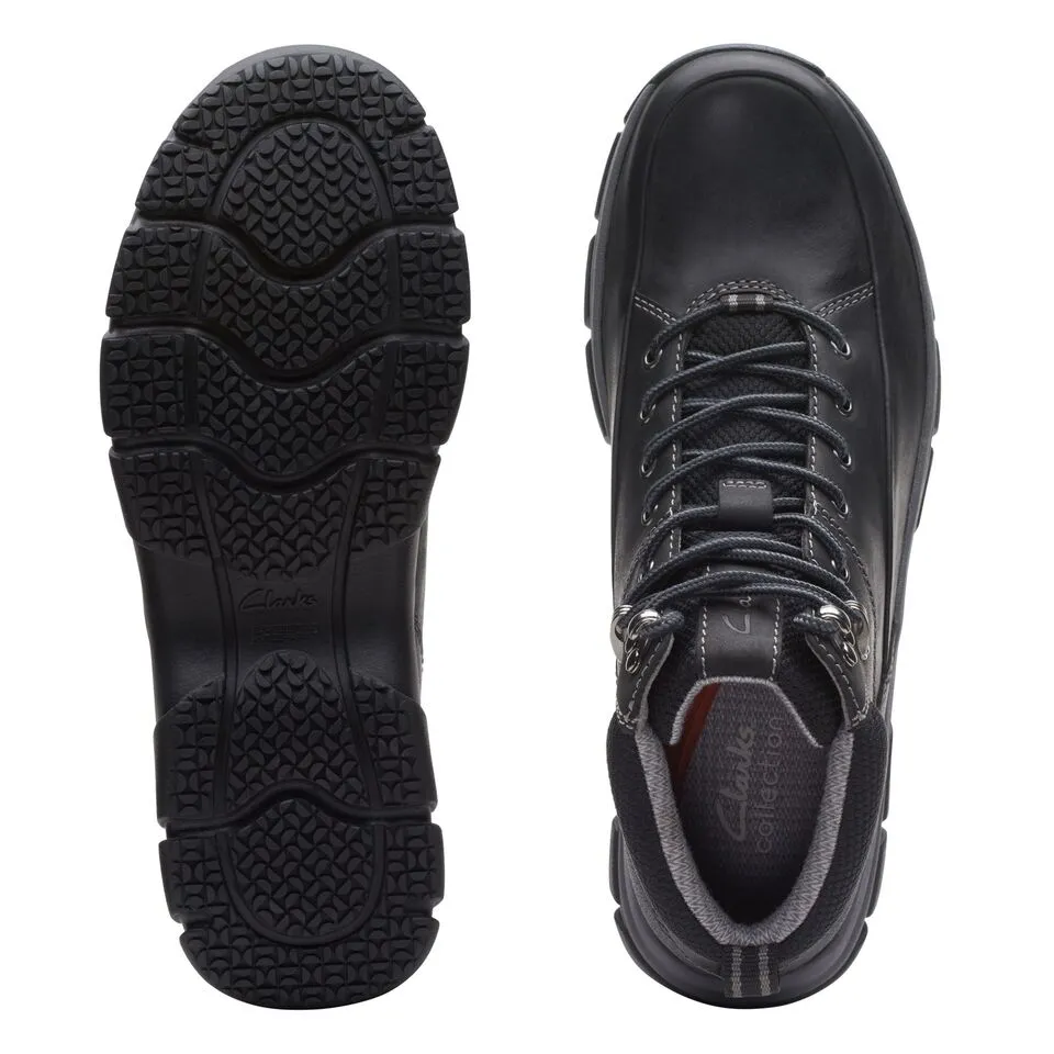 Clarks Men's Walpath Mid Black Leather