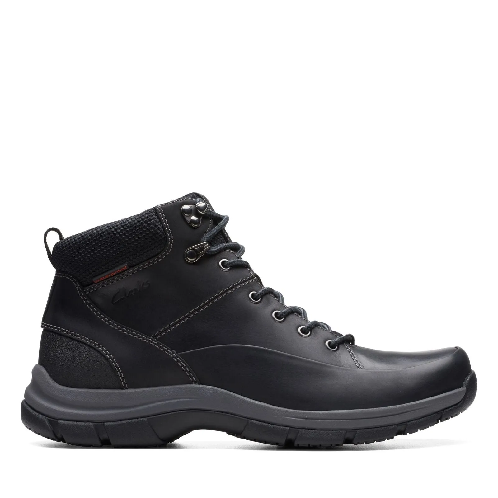 Clarks Men's Walpath Mid Black Leather