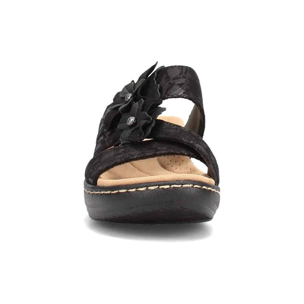 Clarks Merliah Violet Black Sandal (Women's)