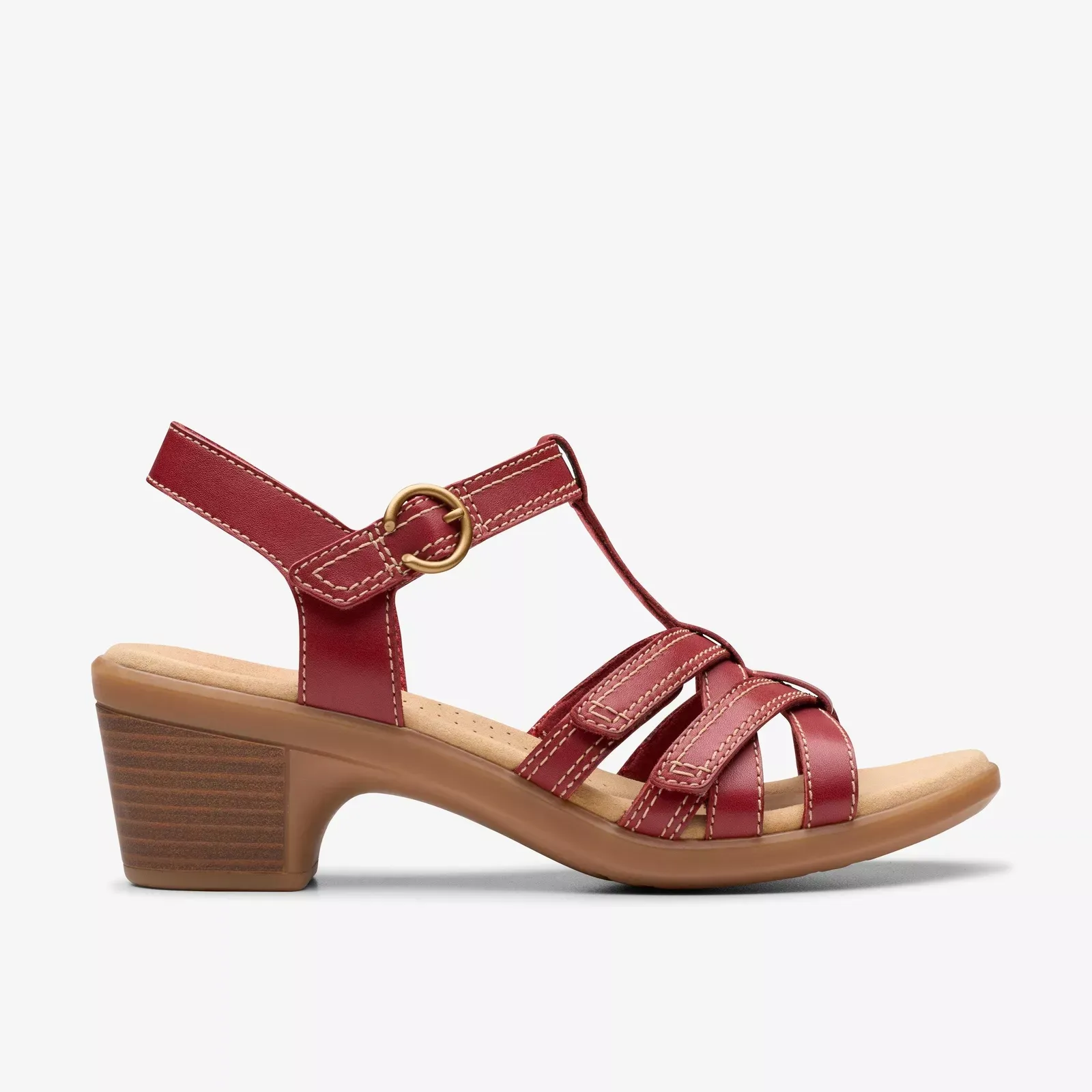 Clarks Women's Emily2 Rose Red Leather 26181672
