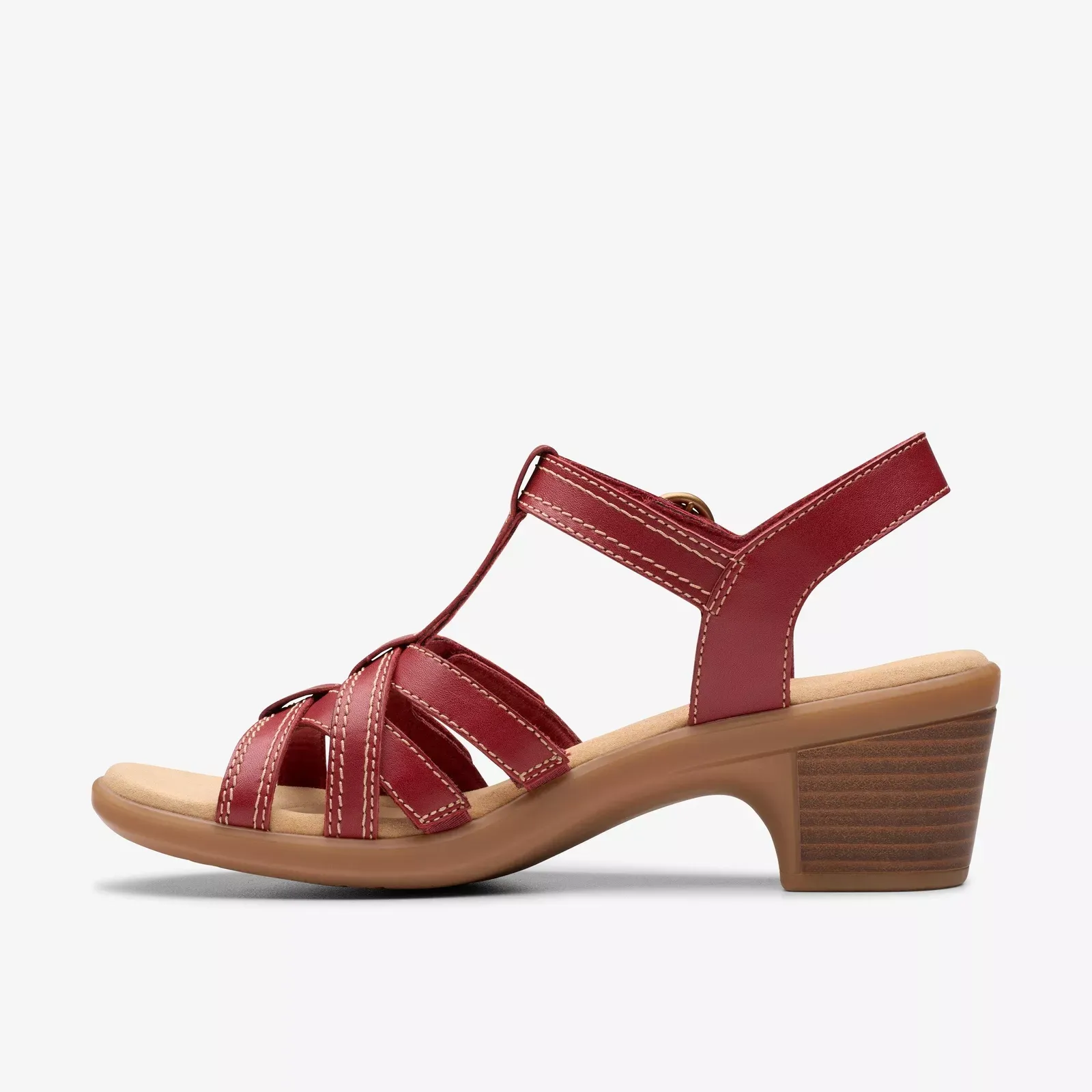 Clarks Women's Emily2 Rose Red Leather 26181672