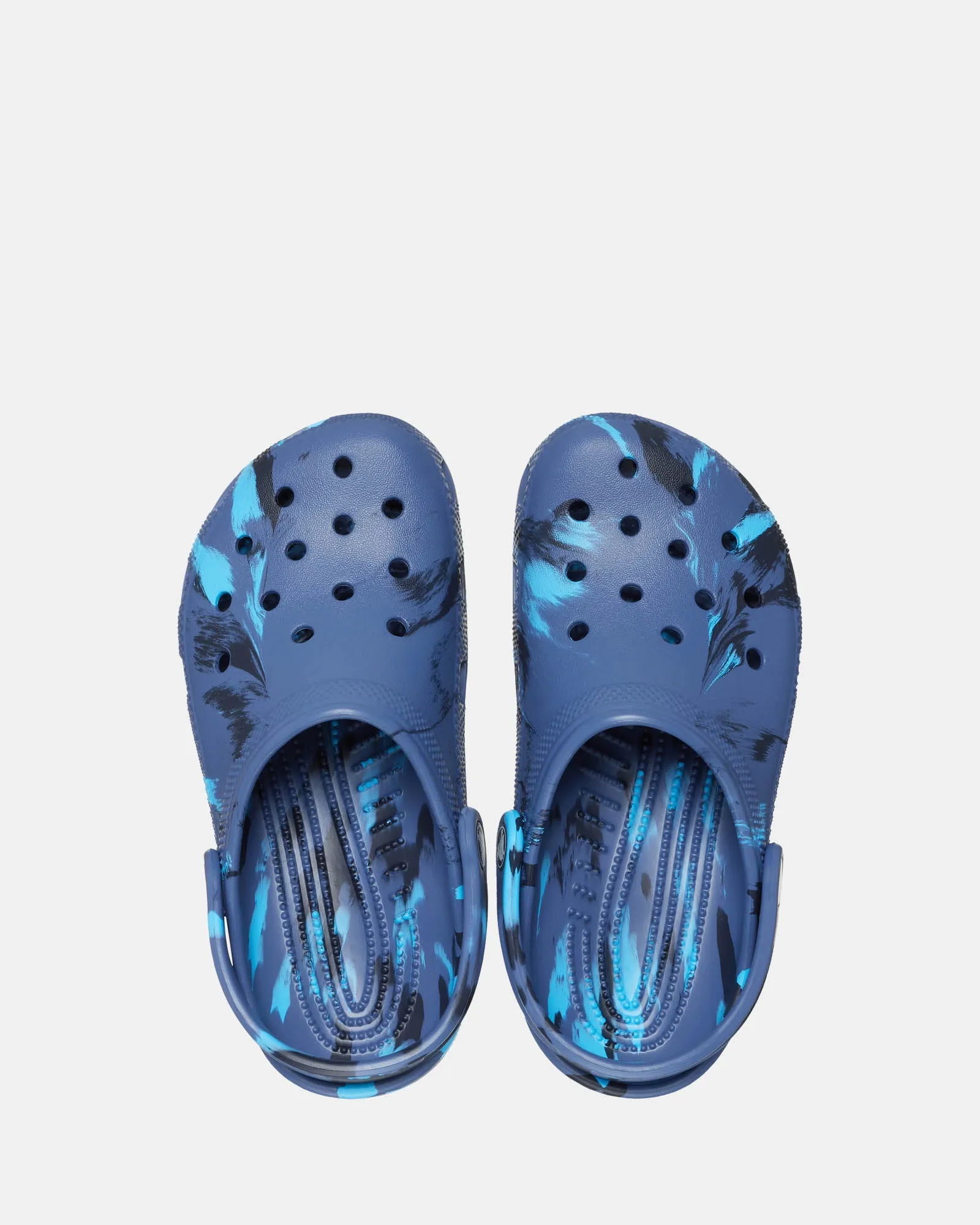 Classic Marbled Clog Youth Navy/Multi