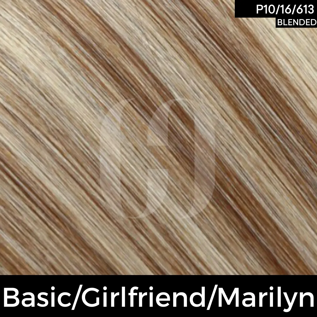 Clutch Weft Hair Extensions 16"
