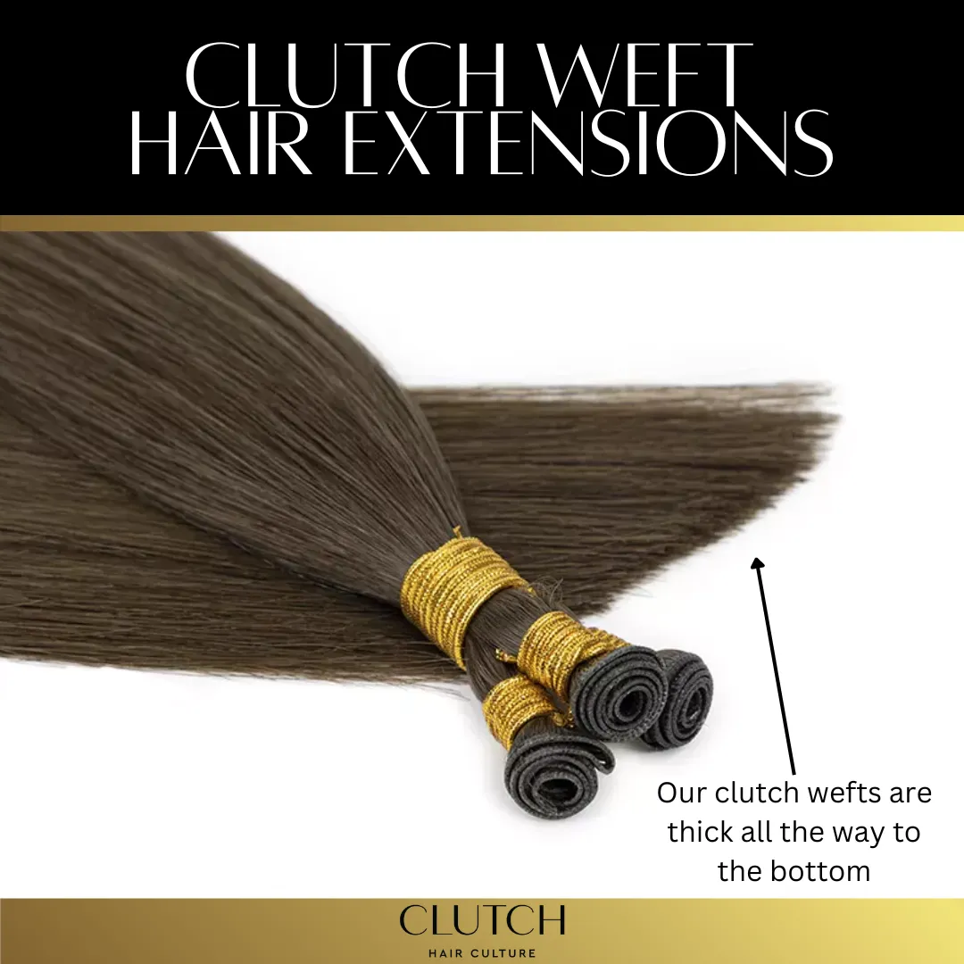 Clutch Weft Hair Extensions 16"