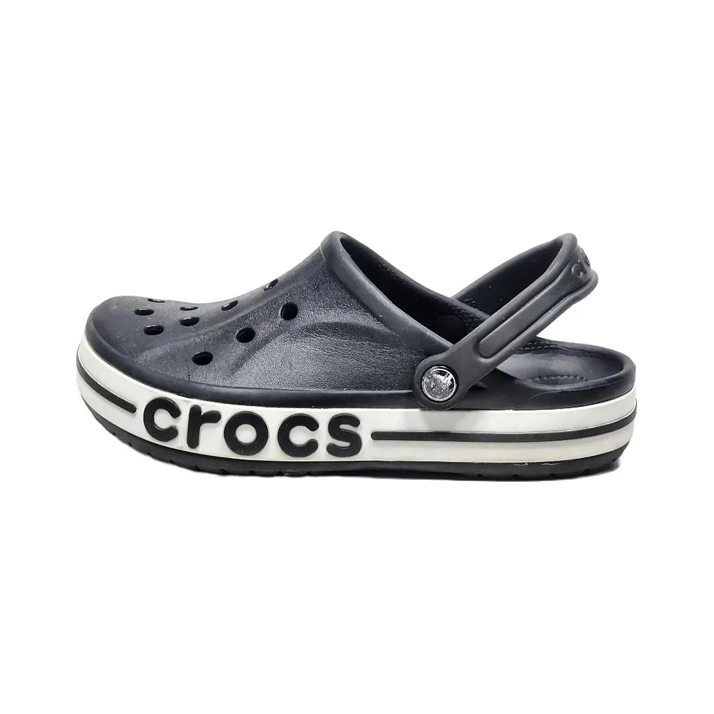 Crocs Bayaband Clogs Rubber Black Color For Women Unisex