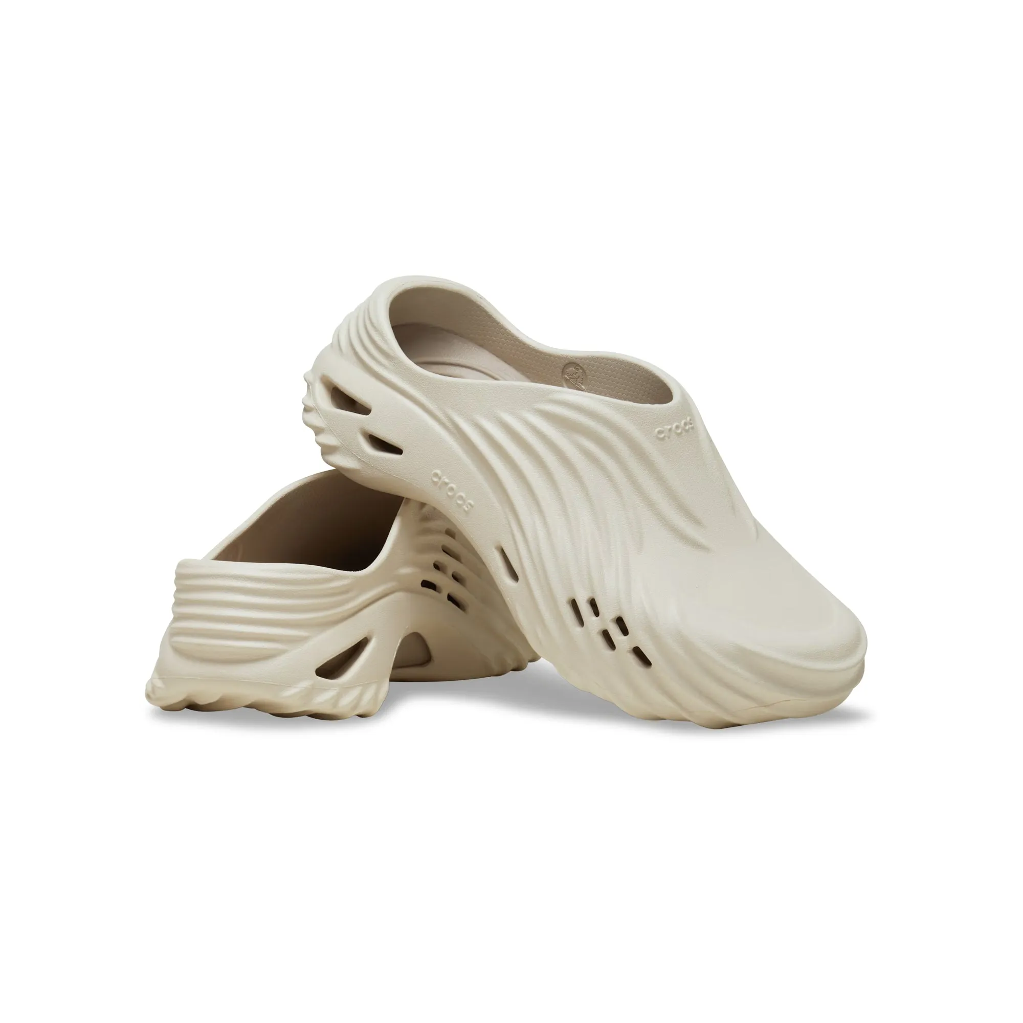 Crocs Mens Echo Wave "Almond Tint" Clogs