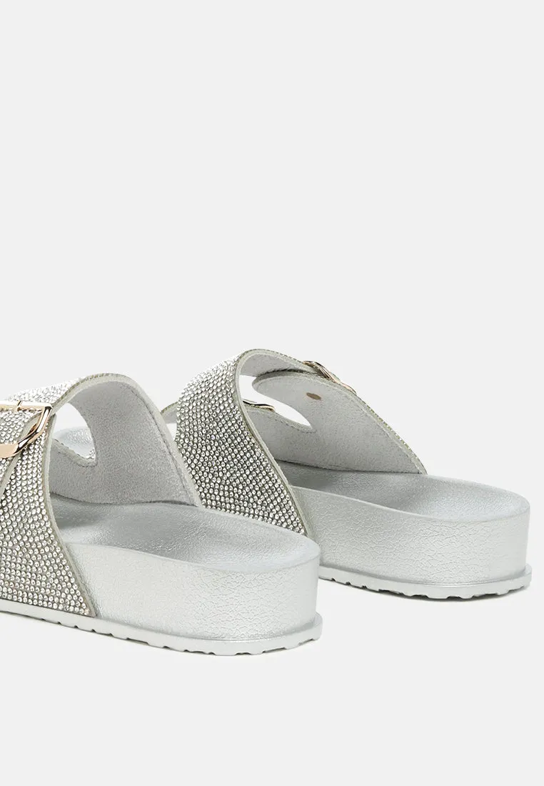 Crystal Buckled Slip-On By Ruw
