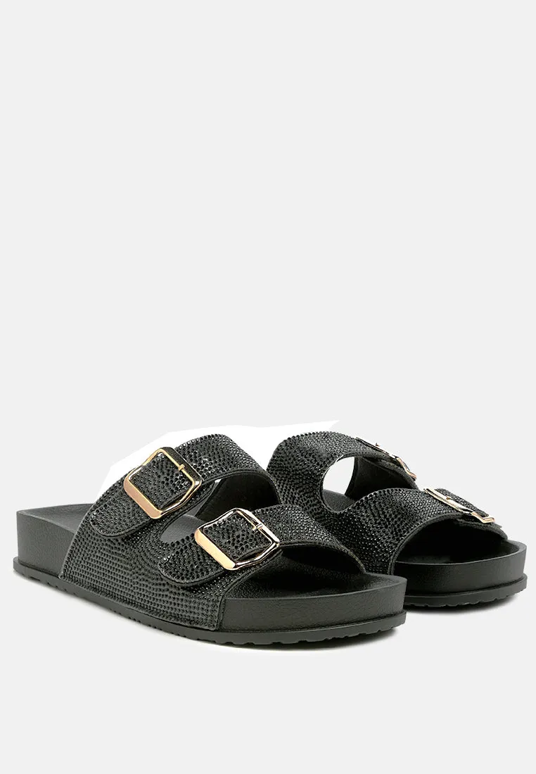 Crystal Buckled Slip-On By Ruw