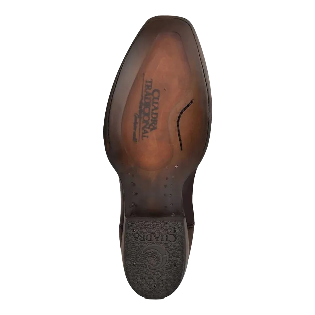 Cuadra Men’s Almond Deer Laser & Embroidery Narrow Square Toe Boots