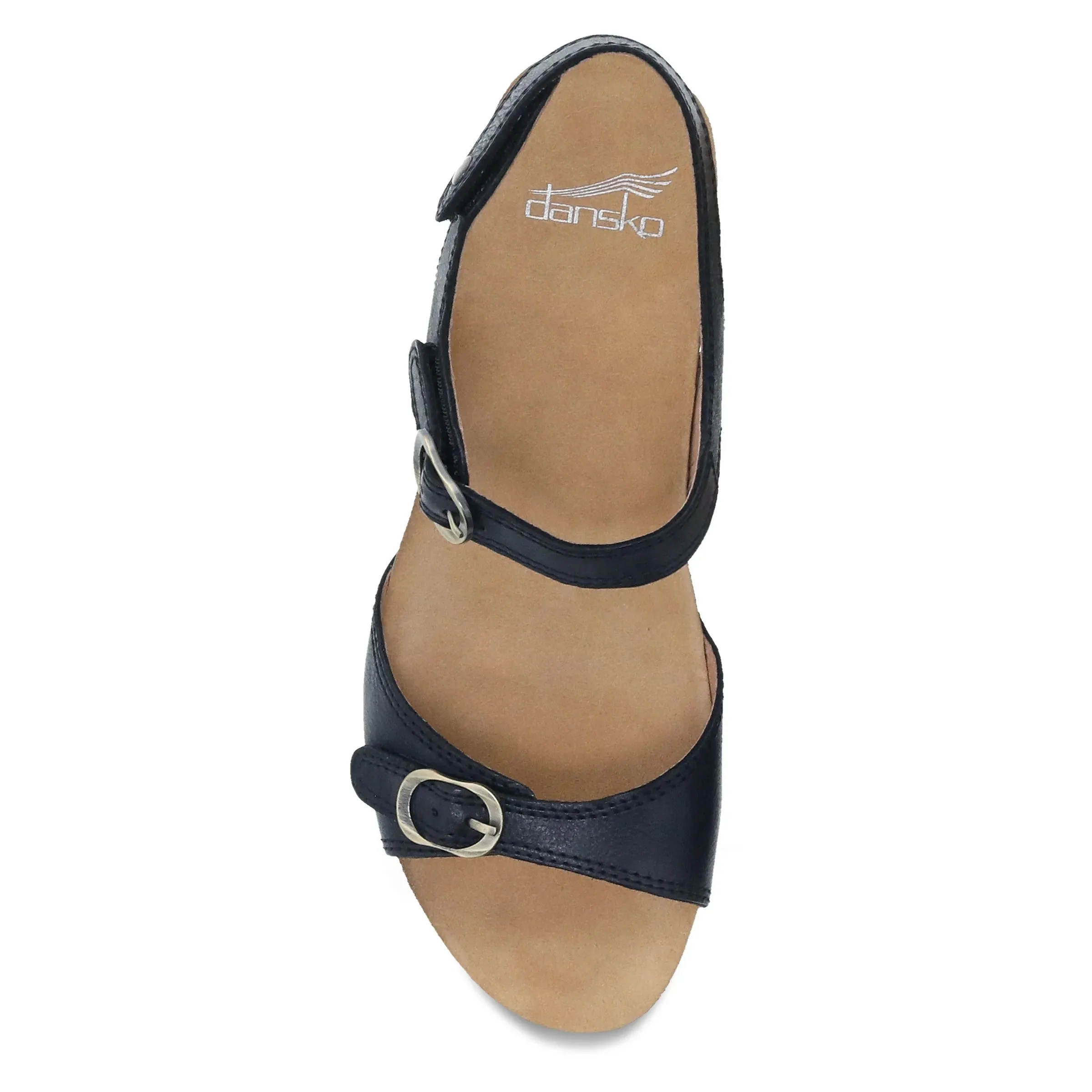 Dansko Women's Tricia Black Milled Burnished 1709501600