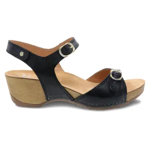 Dansko Women's Tricia Black Milled Burnished 1709501600