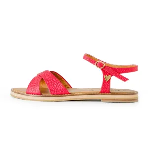 Diana Flat Sandals - Cherry [ NO RETURN NO EXCHANGE ]