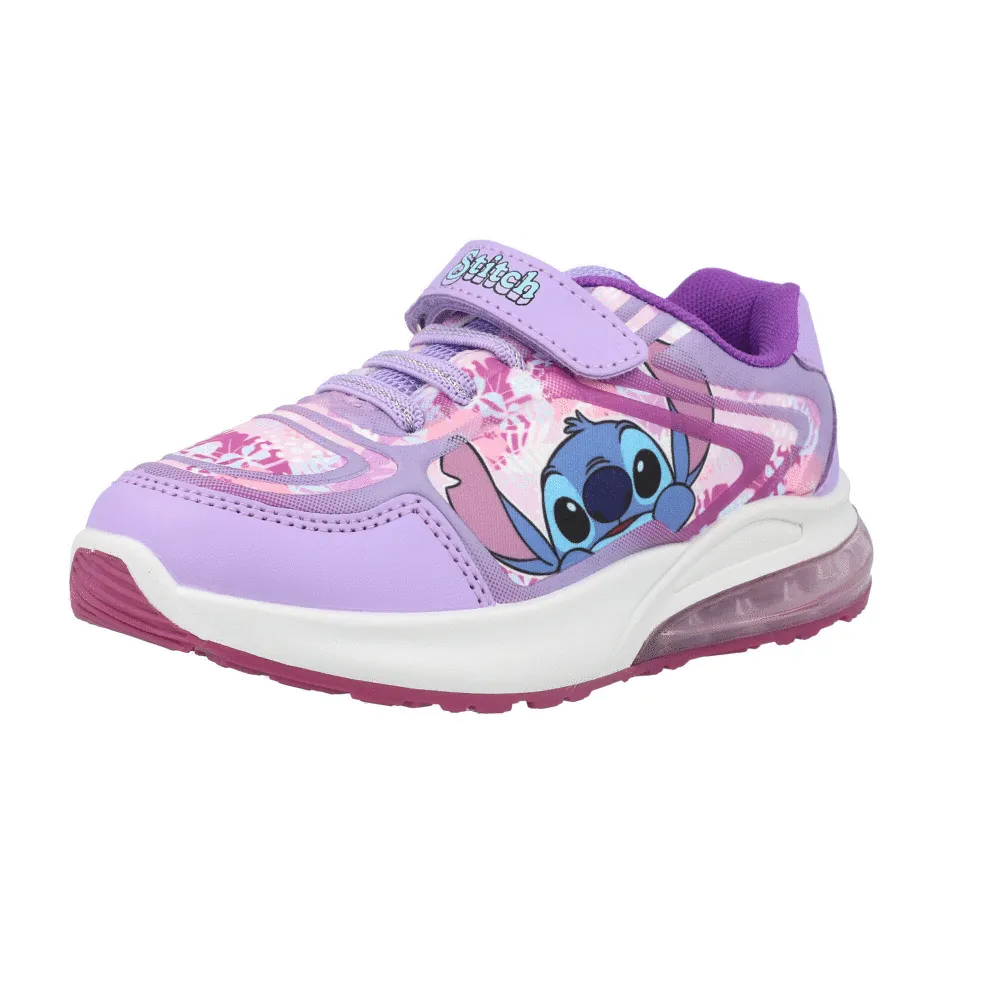 Disney Kids Stitch Lights Purple Trainers