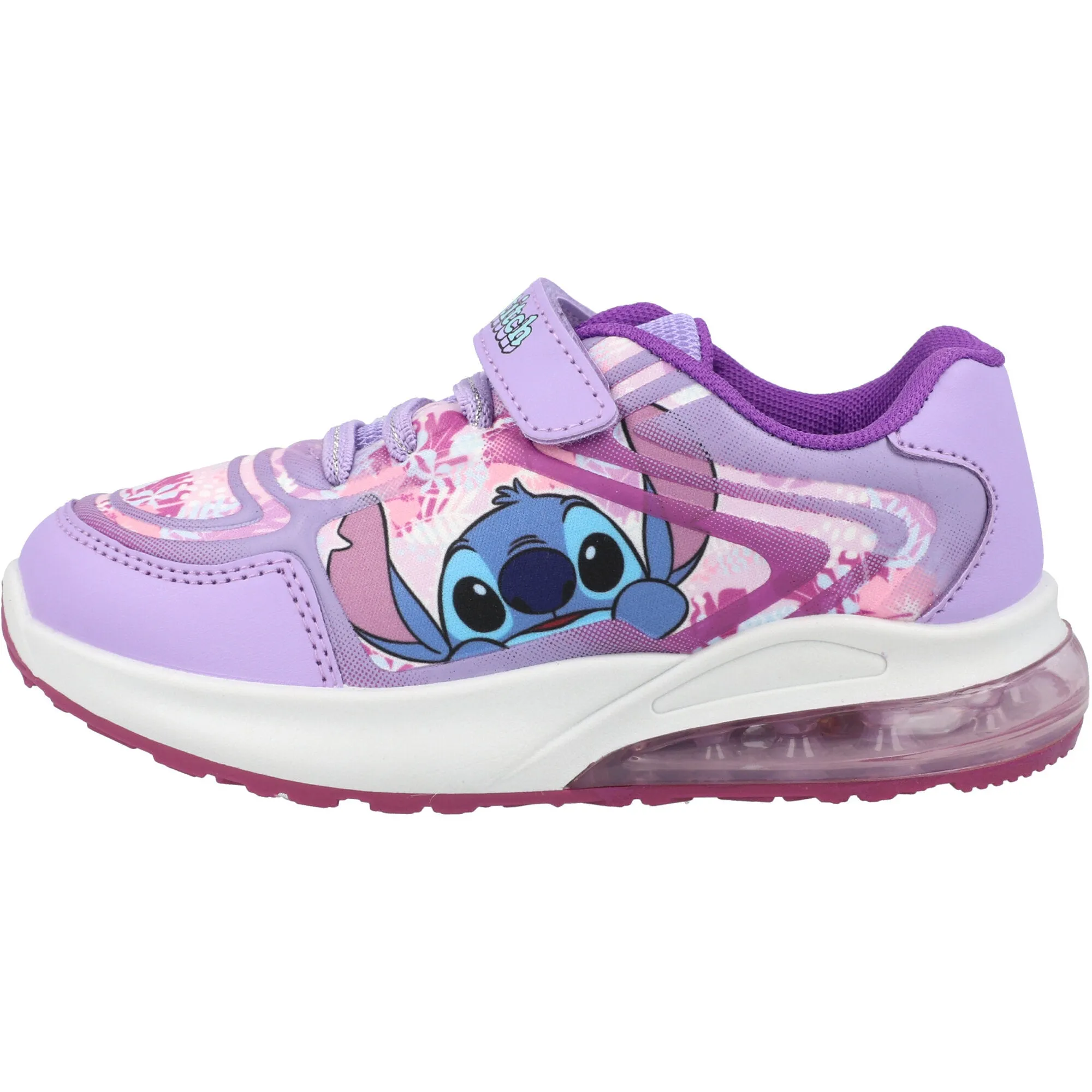 Disney Kids Stitch Lights Purple Trainers