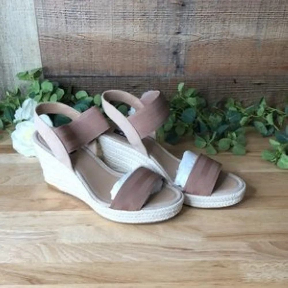 Dkny Cat Espadrille Wedge Sandals 9