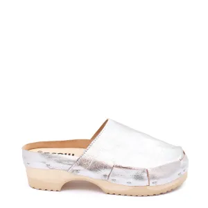 DONAU CLOG METALLIC   Argento
