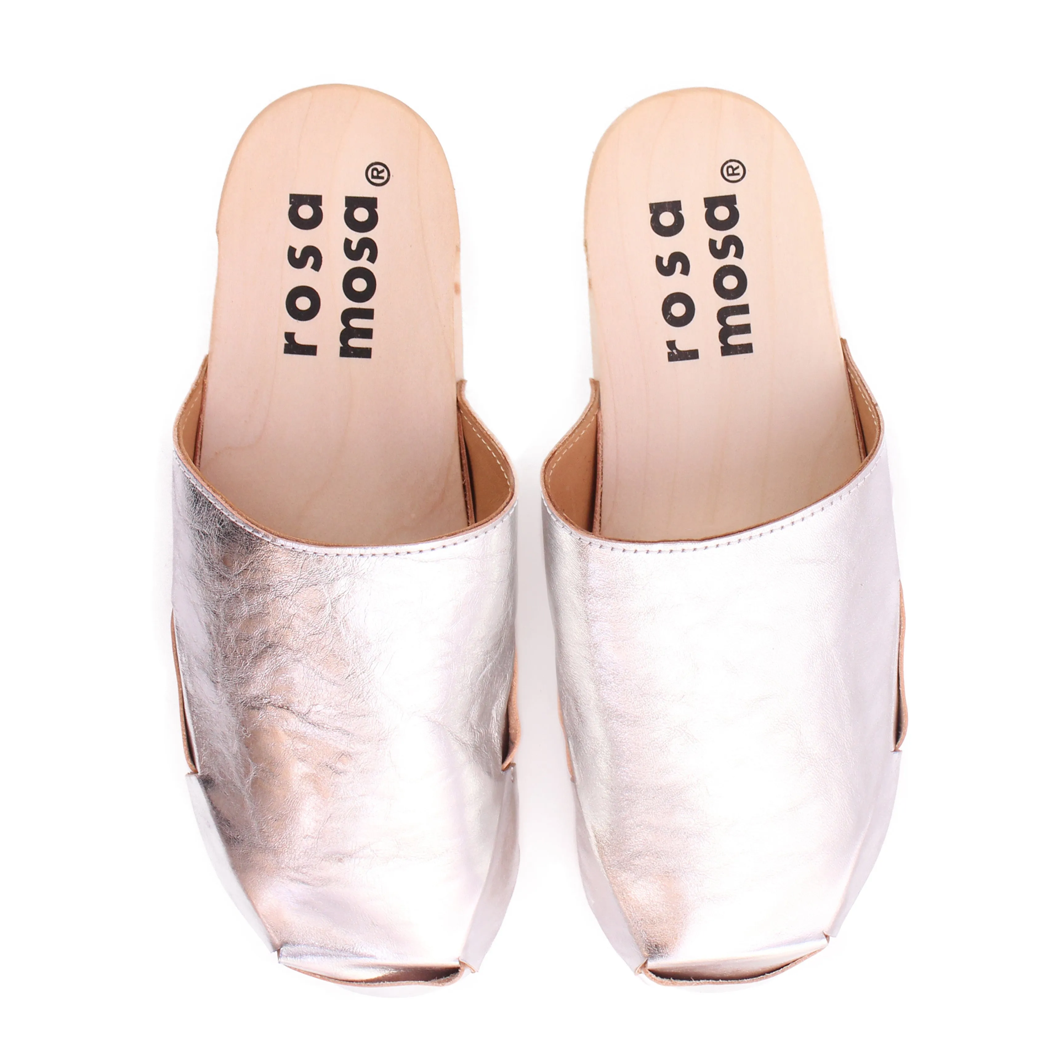 DONAU CLOG METALLIC SIMPLE   Argento