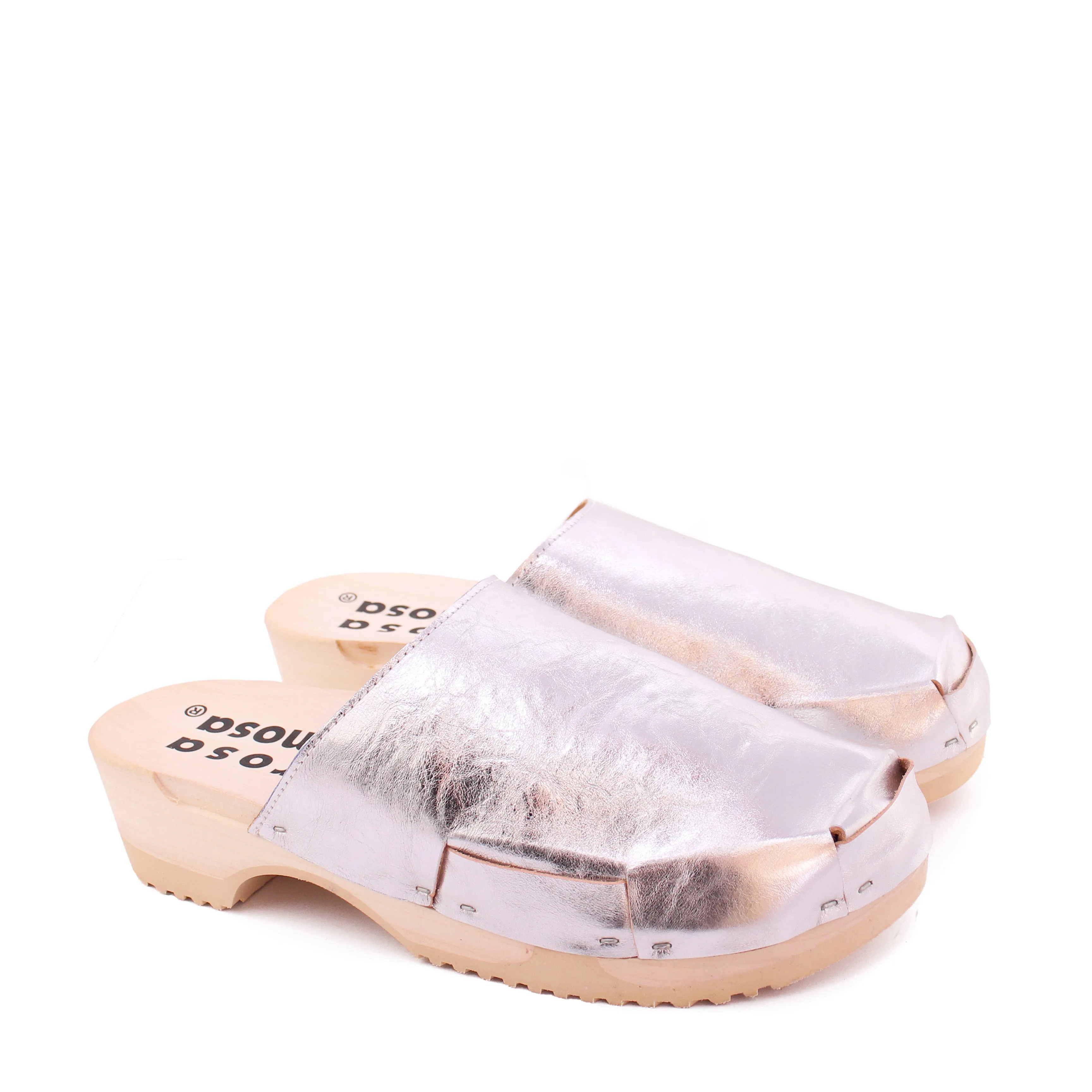 DONAU CLOG METALLIC SIMPLE   Argento