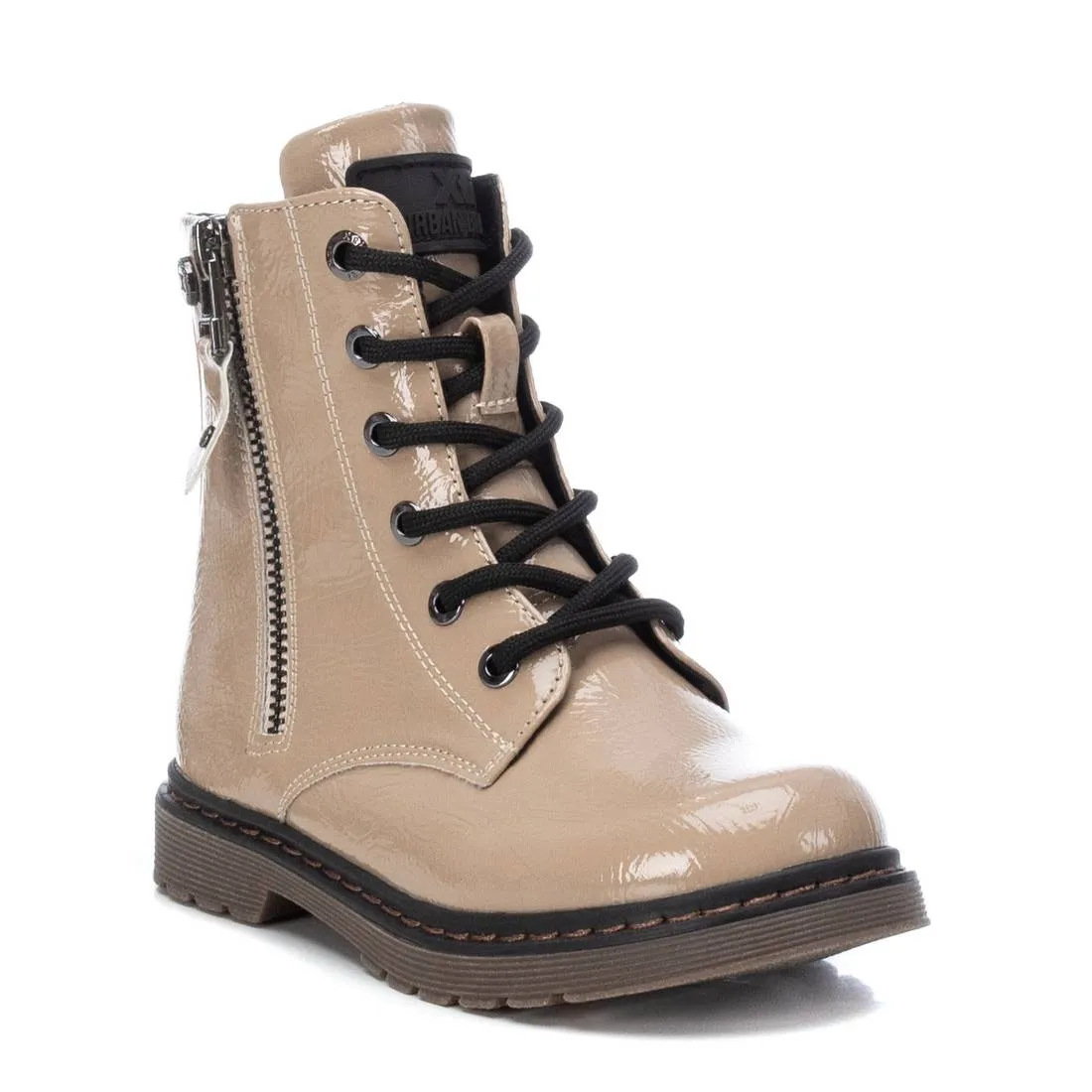 Double Side Zipper Lace-up Boots By XTI 150061