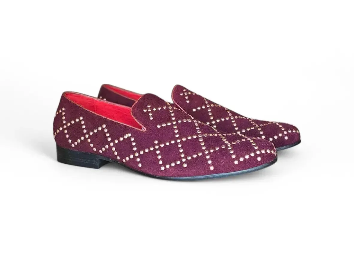 Dress Studs Loafer in Suede