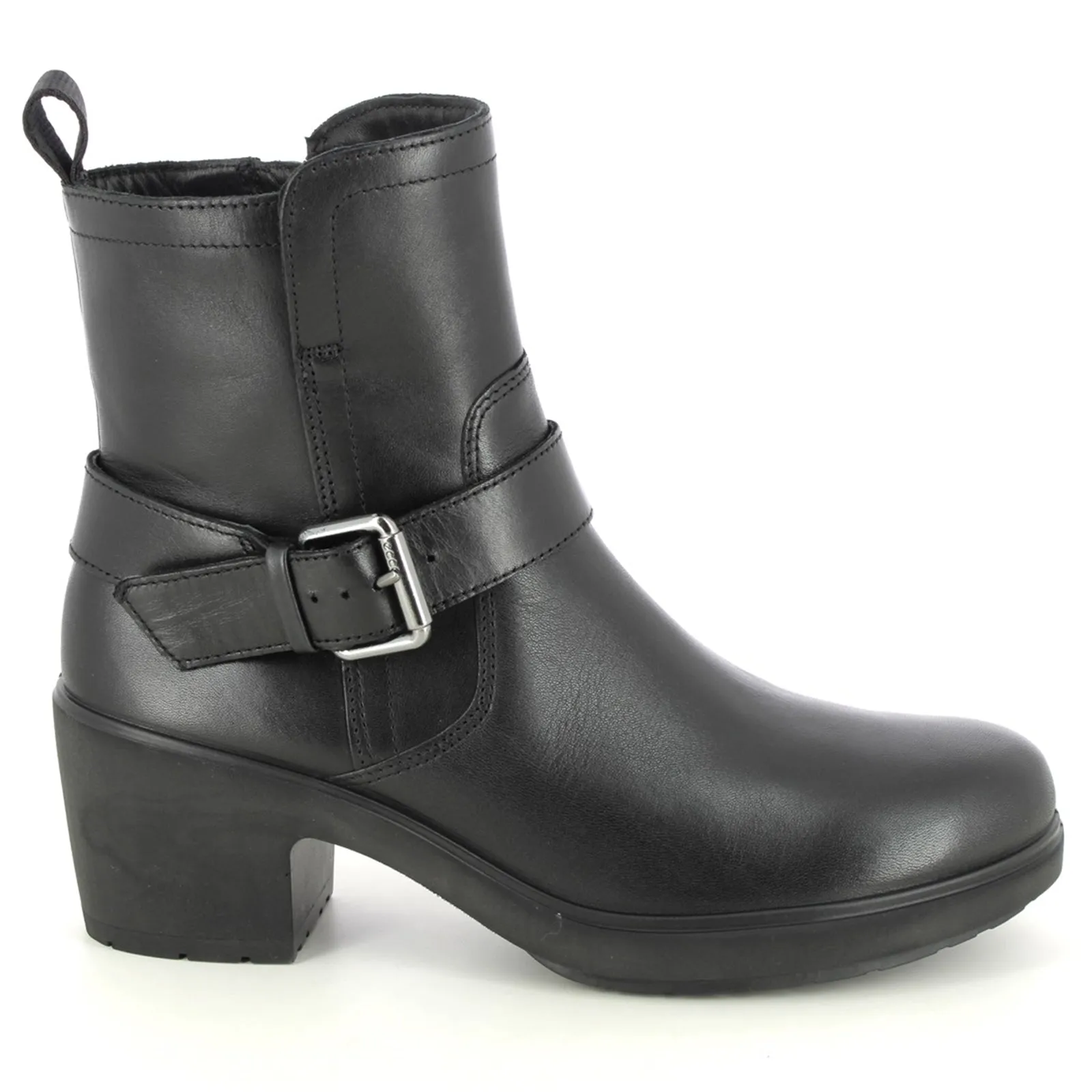 Ecco Metropole Zurich Full Grain Leather Women's Heels Boots