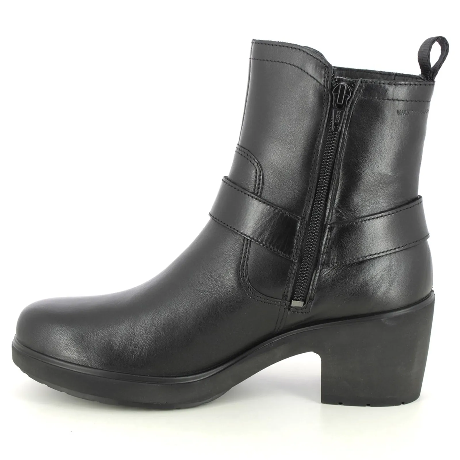 Ecco Metropole Zurich Full Grain Leather Women's Heels Boots