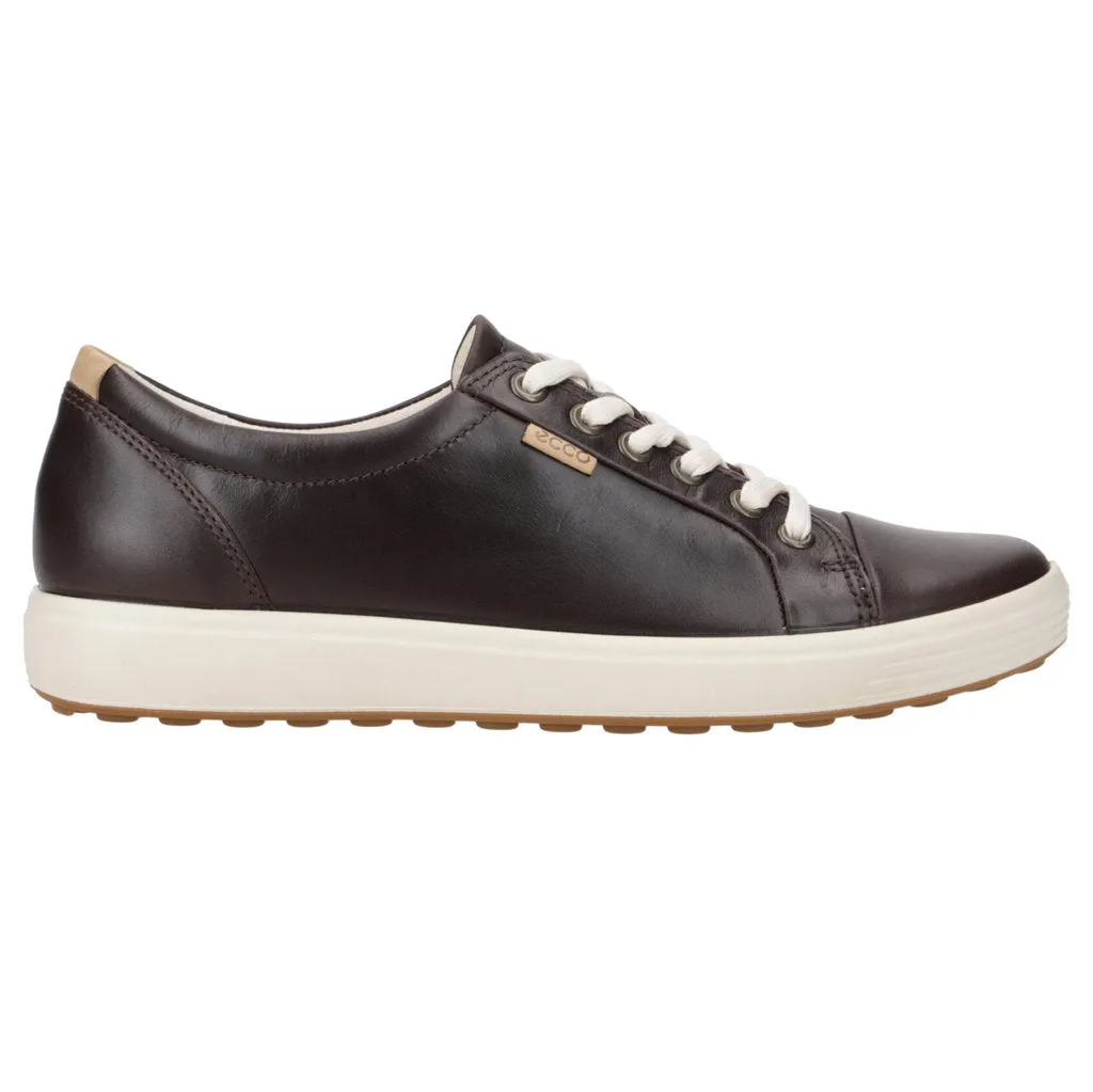 Ecco Soft 7 Full Grain Leather Women's Fashion Trainers
