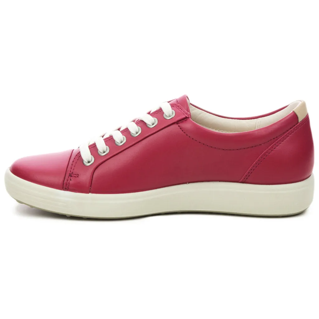 Ecco Soft 7 Full Grain Leather Women's Fashion Trainers