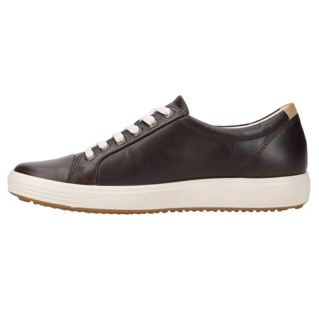 Ecco Soft 7 Full Grain Leather Women's Fashion Trainers