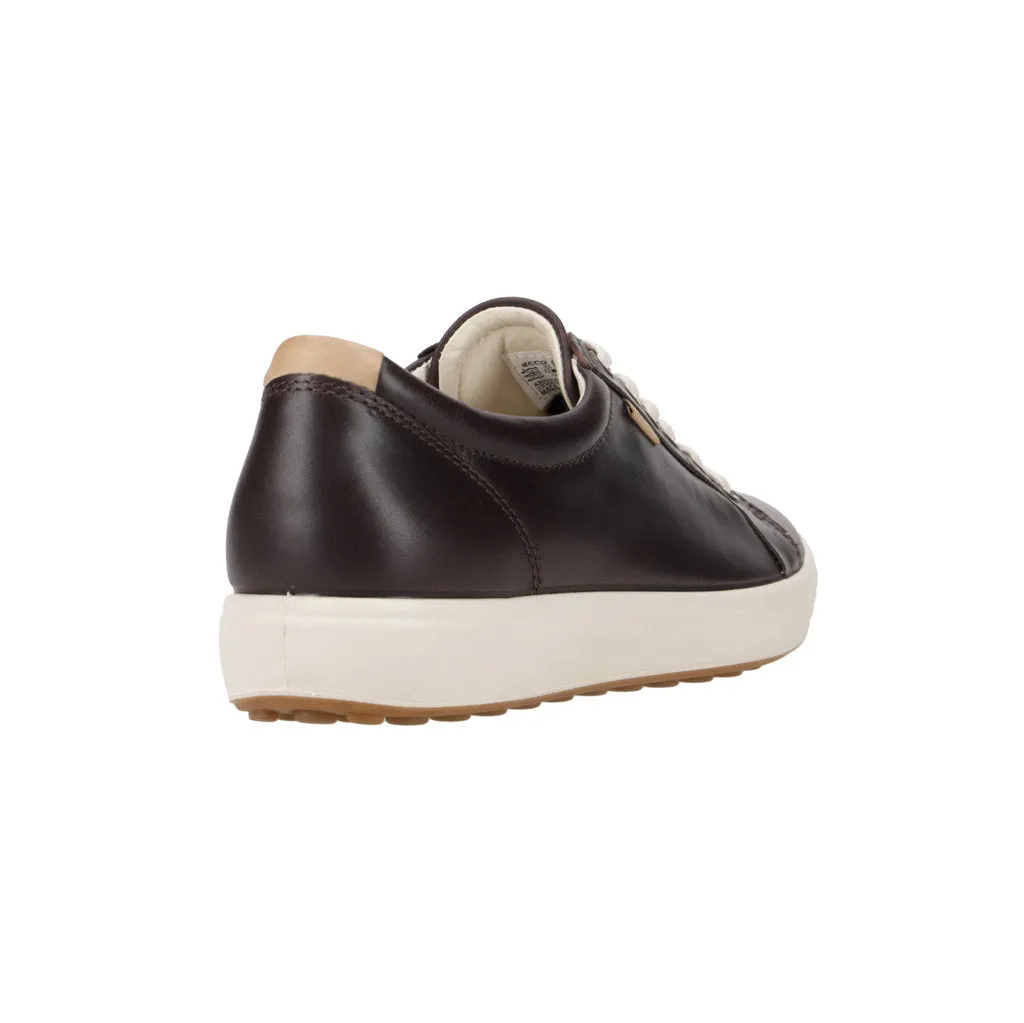 Ecco Soft 7 Full Grain Leather Women's Fashion Trainers