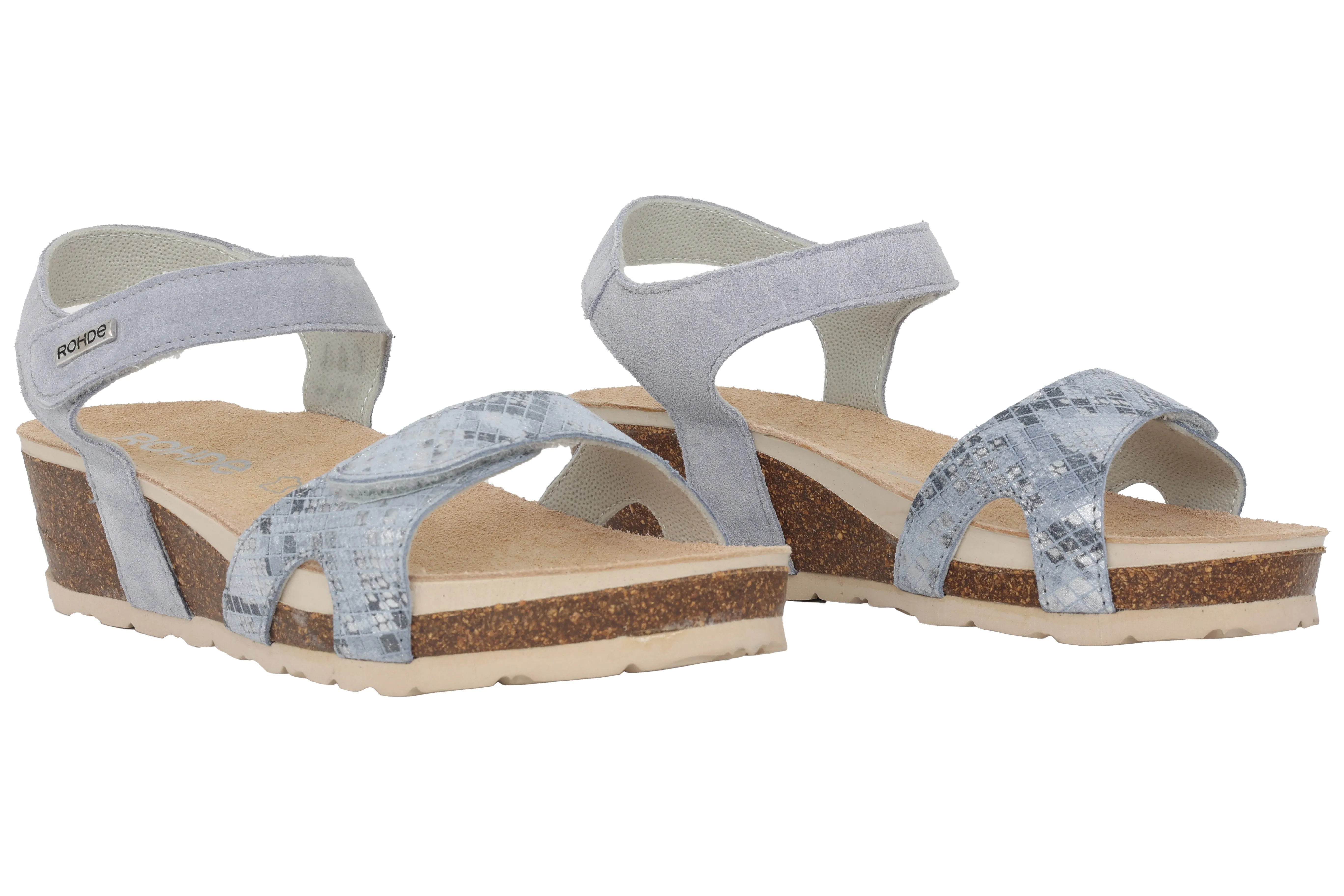 'Elba' women's sandal - Blue