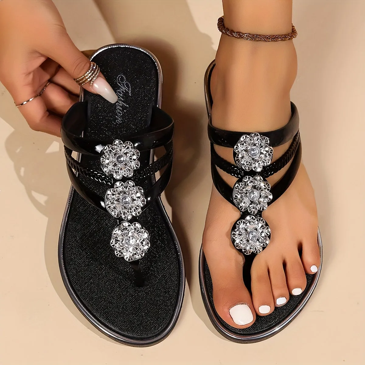 Eloira Stylish Glam Sandals