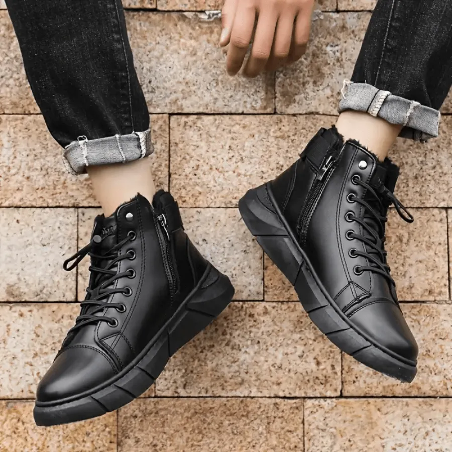 Enzo - Durable Men's Leather Boots