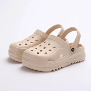 Eunia - Chunky Platform Clogs Shoes