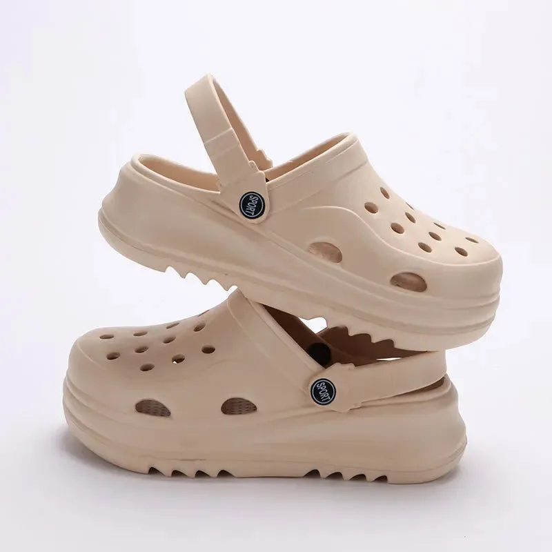 Eunia - Chunky Platform Clogs Shoes