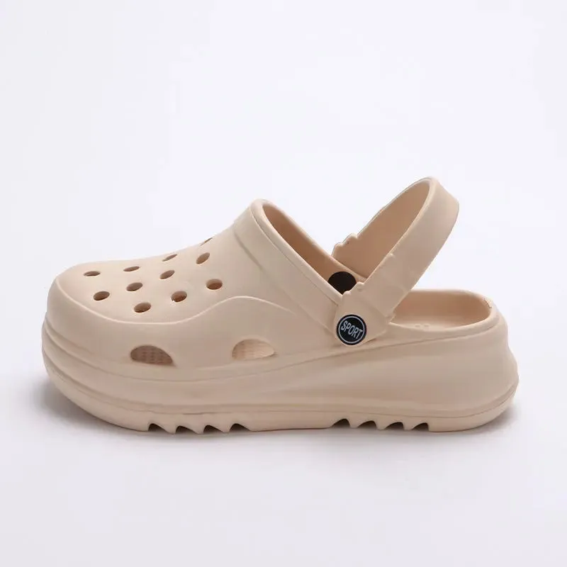Eunia - Chunky Platform Clogs Shoes