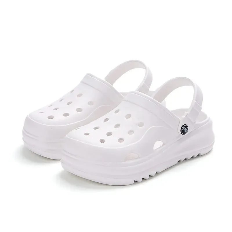 Eunia - Chunky Platform Clogs Shoes