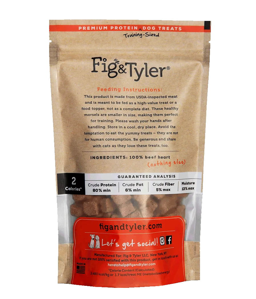 Fig & Tyler - Freeze-Dried Beef Heart Morsels