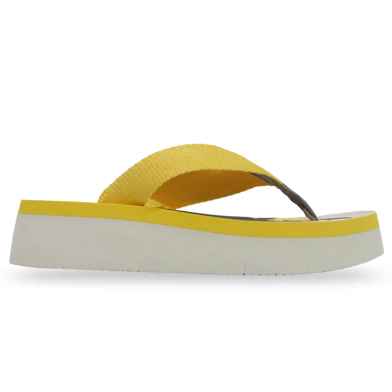 Fly London CARV248FLY Textile Women's Wedge Sole Sandals