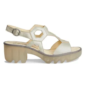 Fly London TEWA573FLY Mousse Leather Women's Heels Sandals
