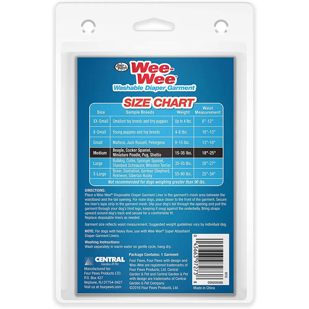 Four Paws Wee-Wee Diaper Garment